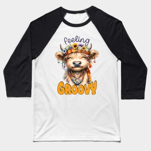 Feeling Groovy Baseball T-Shirt